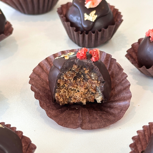 DARK CHOCOLATE BANANA TRUFFLES