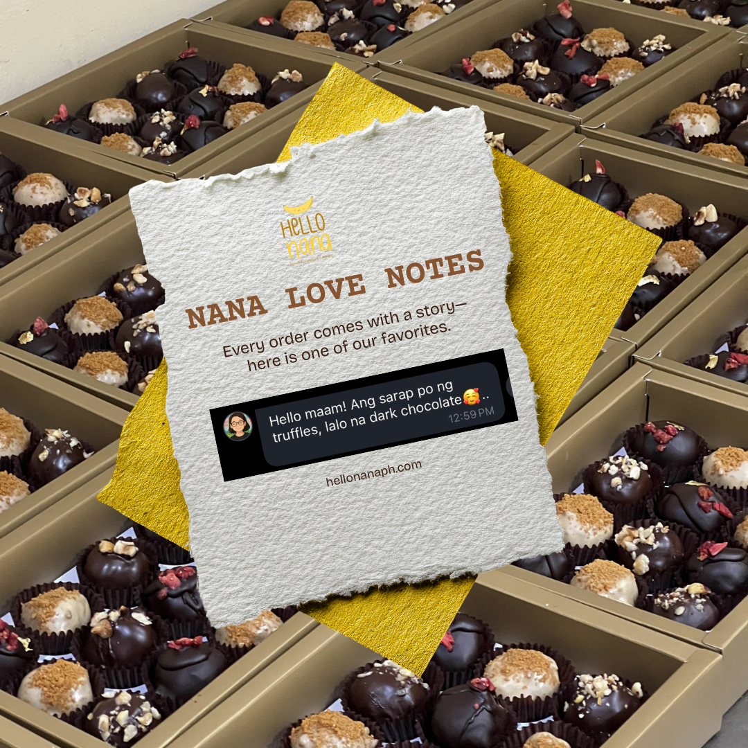 ASSORTED BANANA TRUFFLES - BOX OF 12