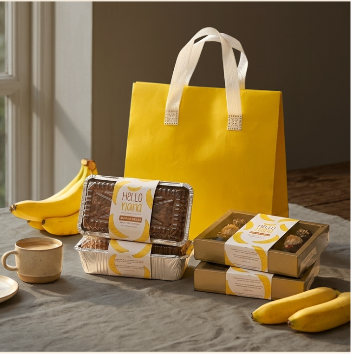 INSULATED GIFT BAG & HELLO NANA CARD
